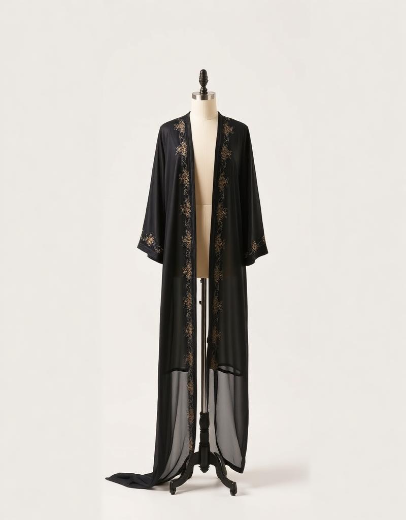 Classic open abaya by Veanora